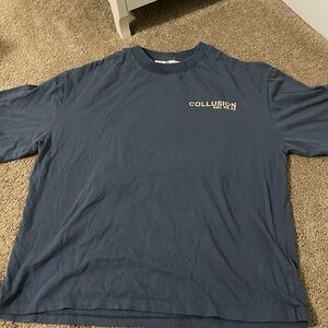 Blue collusion short sleeve
